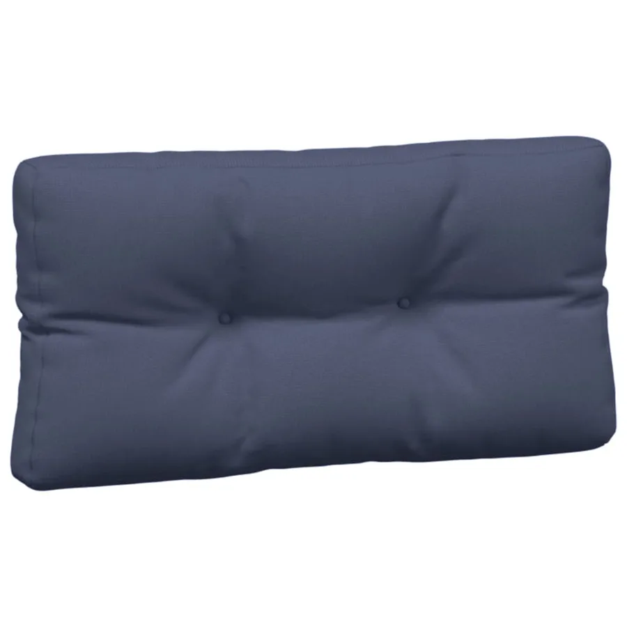 Coussins palette lot de 7 tissu bleu marine - 5