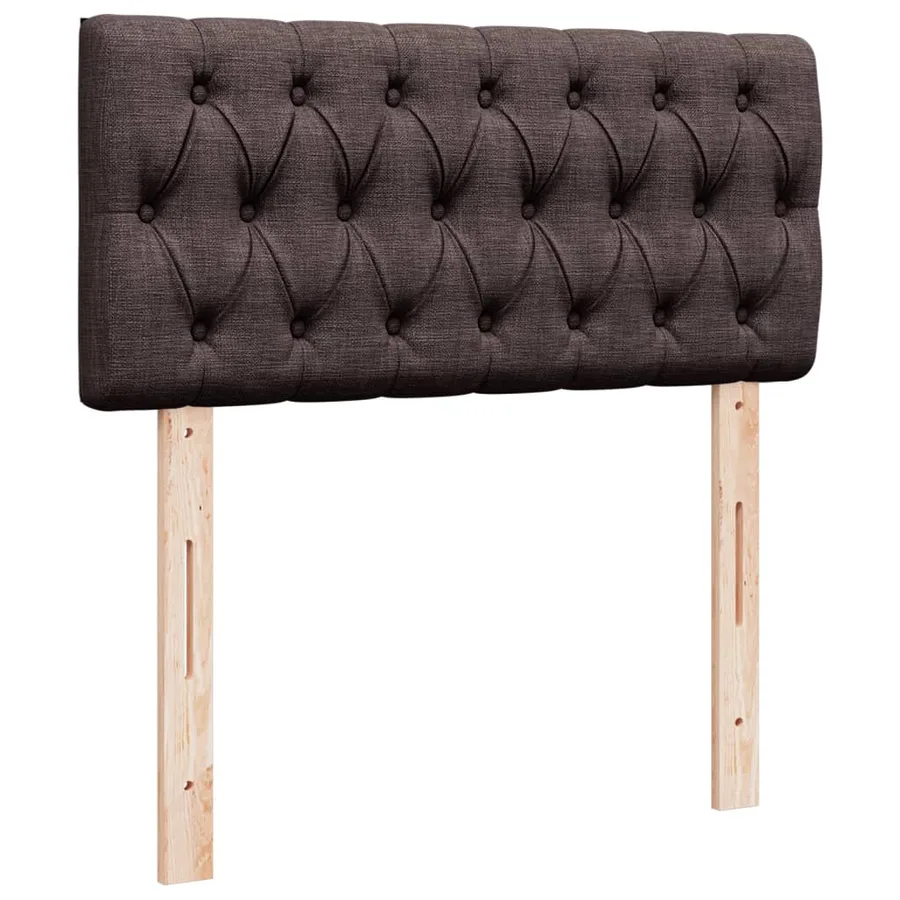 Sommier à lattes de lit avec matelas Marron foncé 80x200 cm - 10
