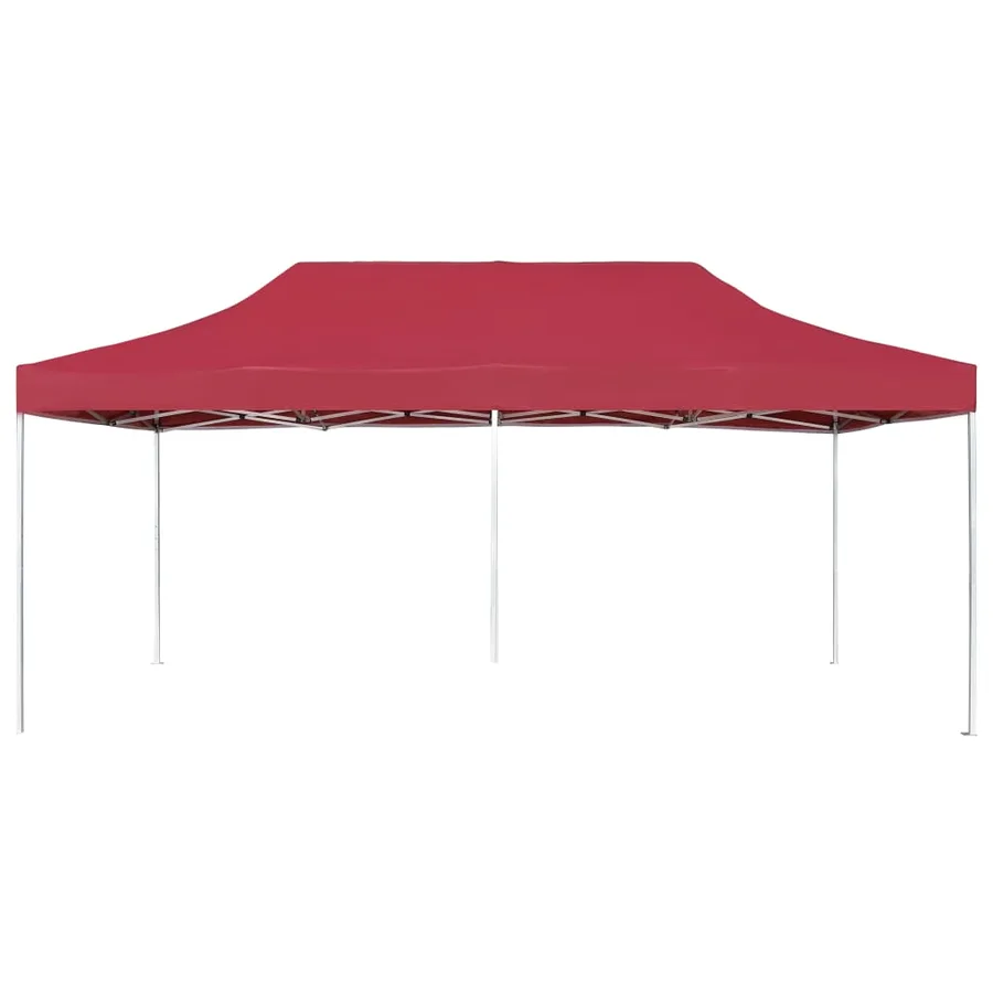 Tente de réception pliable Aluminium 6x3 m Bordeaux - 2