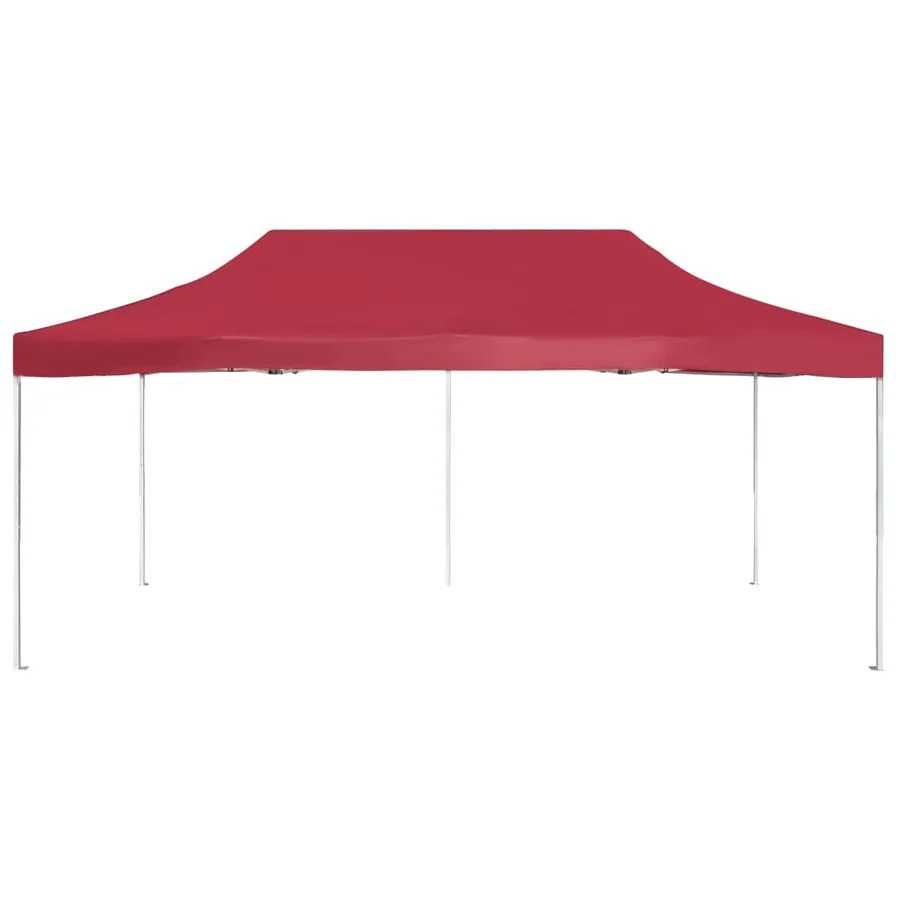 Tente de réception pliable Aluminium 6x3 m Bordeaux - 3