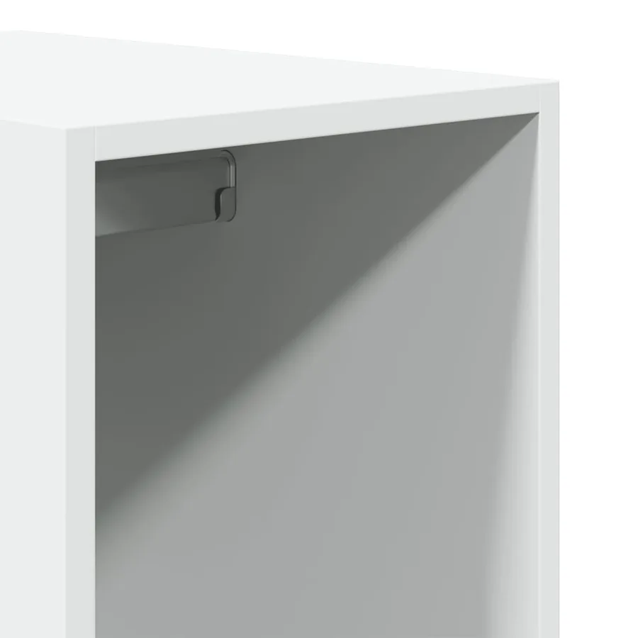 Garde-robe Blanc 30x50x200 cm Bois d'ingénierie - 8