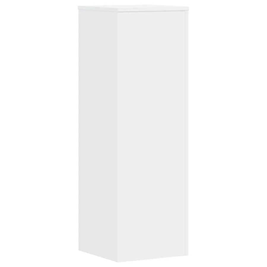 Supports pour plantes 2 pcs blanc 33x33x100cm bois d'ingénierie - 7
