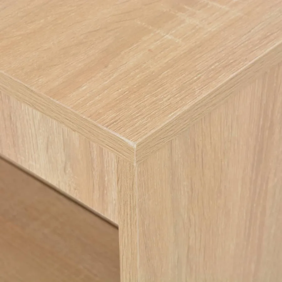 Table de bar avec étagère Chêne 110x50x103 cm - 5