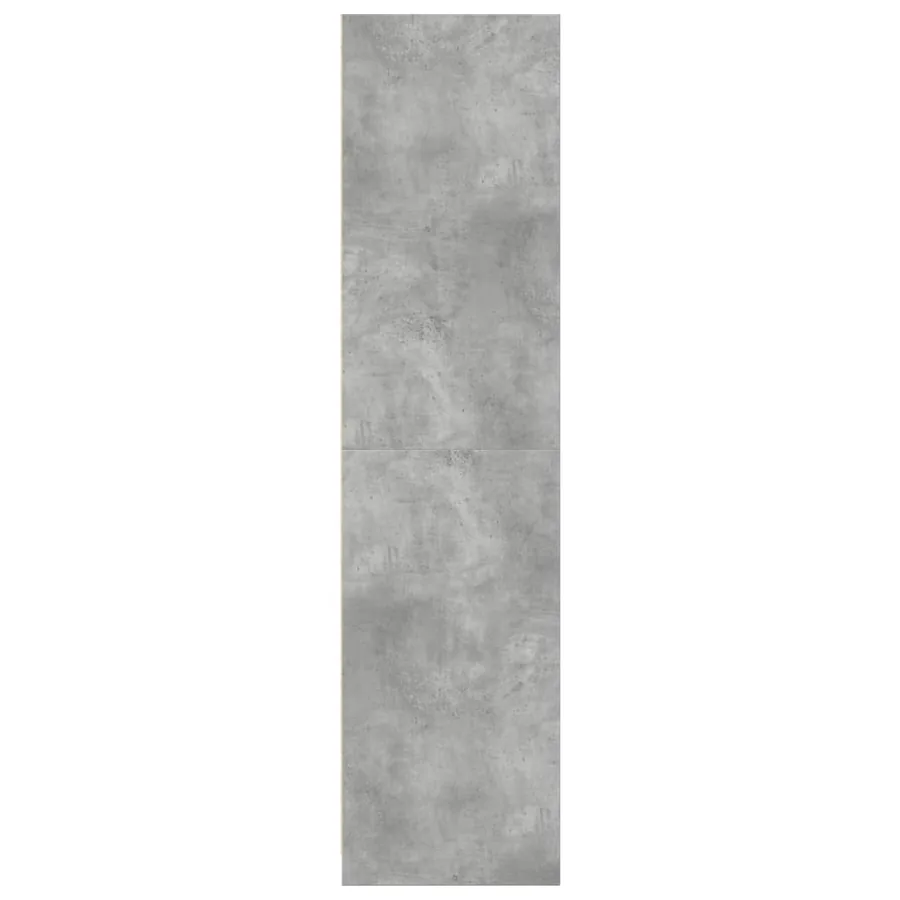 Garde-robe Gris béton 50 x 50 x 200 cm Aggloméré - 5