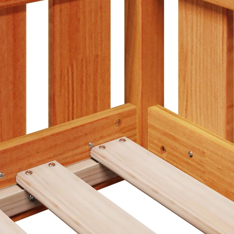 Cadre de lit d'enfants forme de maison sans matelas 80x160 cm - 7
