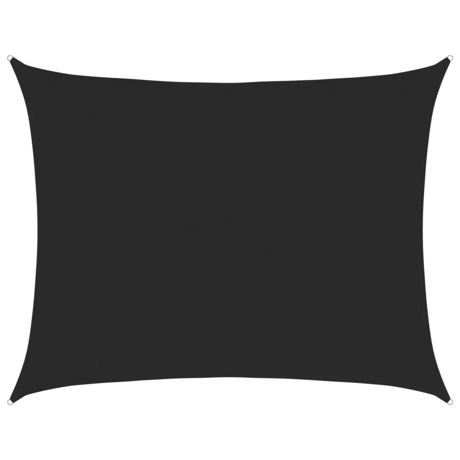 Voile d'ombrage 160 g/m² Noir 6x7 m PEHD - 2