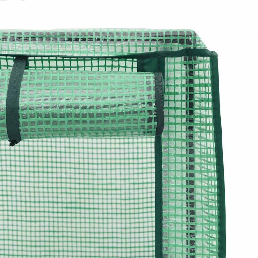 Lit surélevé avec housse de serre aspect rotin 160 x 40 x 123 cm - 7