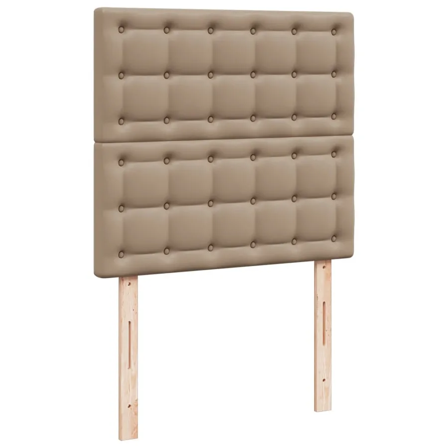 Sommier à lattes de lit avec matelas Cappuccino 80x200 cm - 7