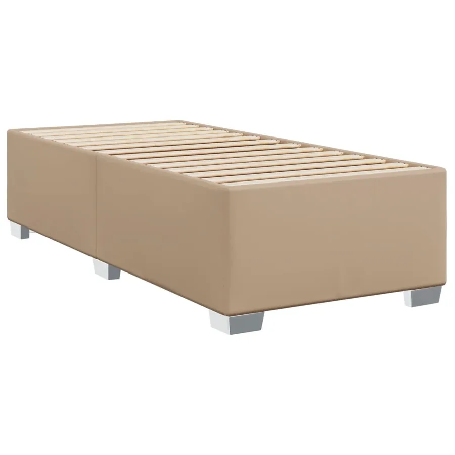 Sommier à lattes de lit avec matelas Cappuccino 80x200 cm - 8