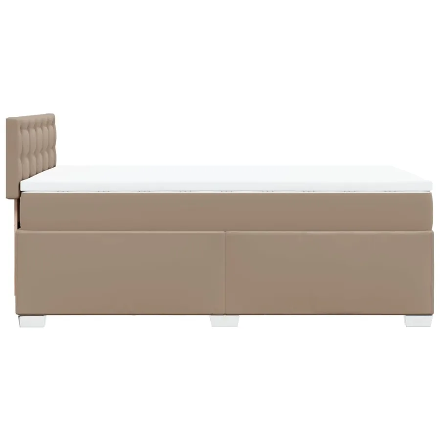 Sommier à lattes de lit avec matelas Cappuccino 80x200 cm - 5