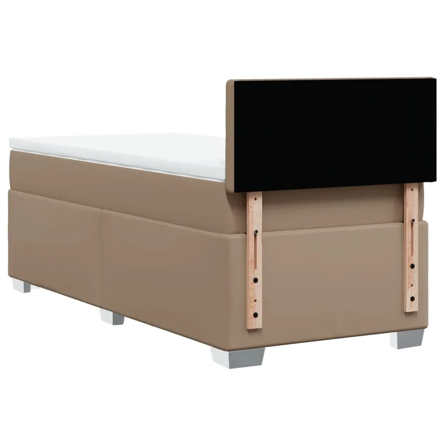 Sommier à lattes de lit avec matelas Cappuccino 80x200 cm - 6