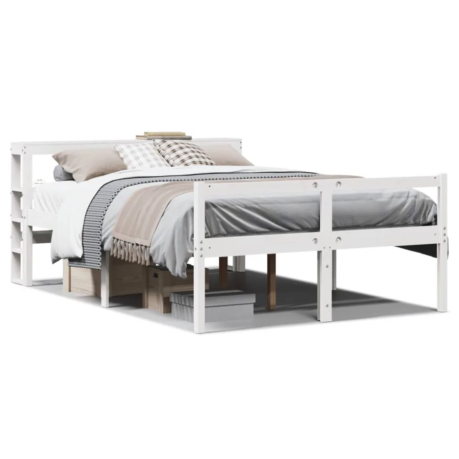 Lit pour personne âgée avec tête de lit sans matelas 140x190 cm - 2