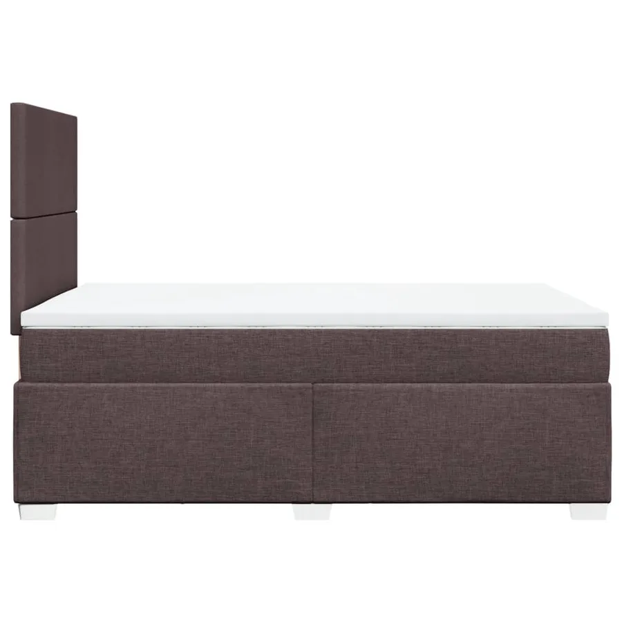 Sommier à lattes de lit avec matelas Marron foncé 120x200 cm - 11