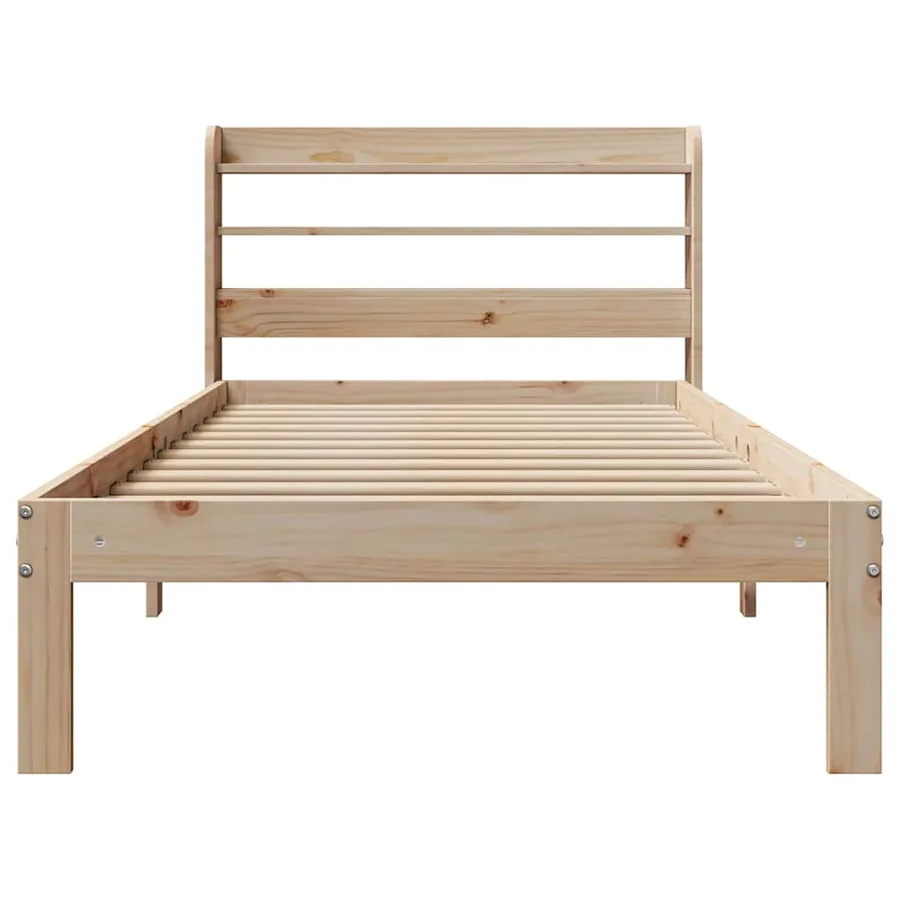 Cadre de lit avec tête de lit sans matelas 90x200 cm - 4