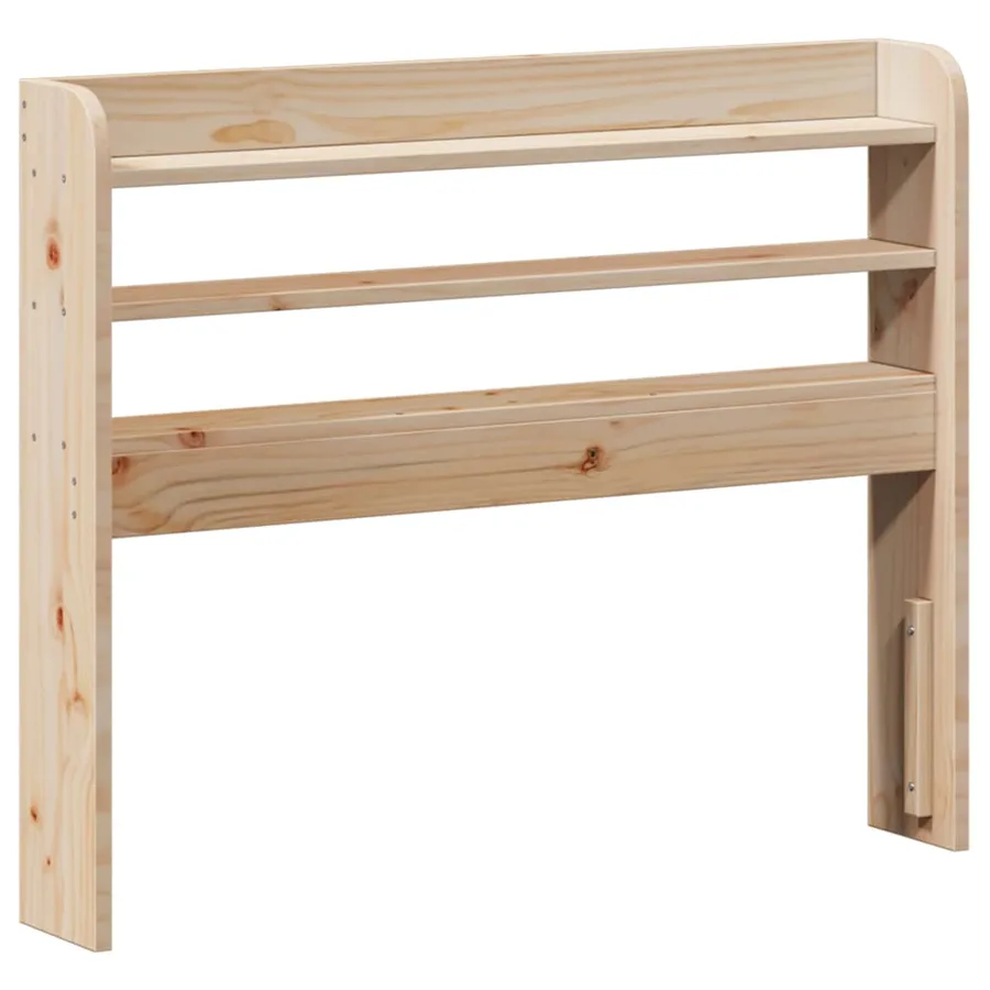 Cadre de lit avec tête de lit 75x190 cm bois de pin massif - 6