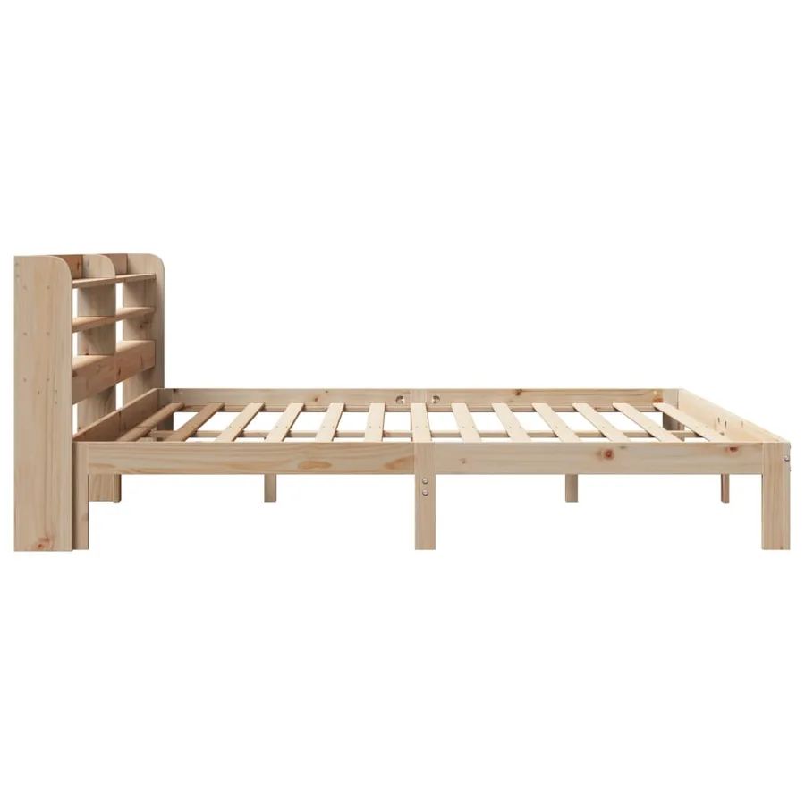 Cadre de lit avec tête de lit sans matelas 200x200 cm - 5