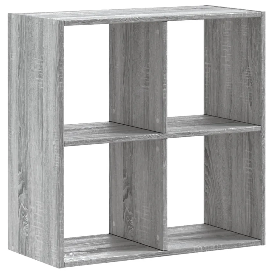 Bibliothèque sonoma gris 68,5x32x68,5 cm bois d'ingénierie - 2