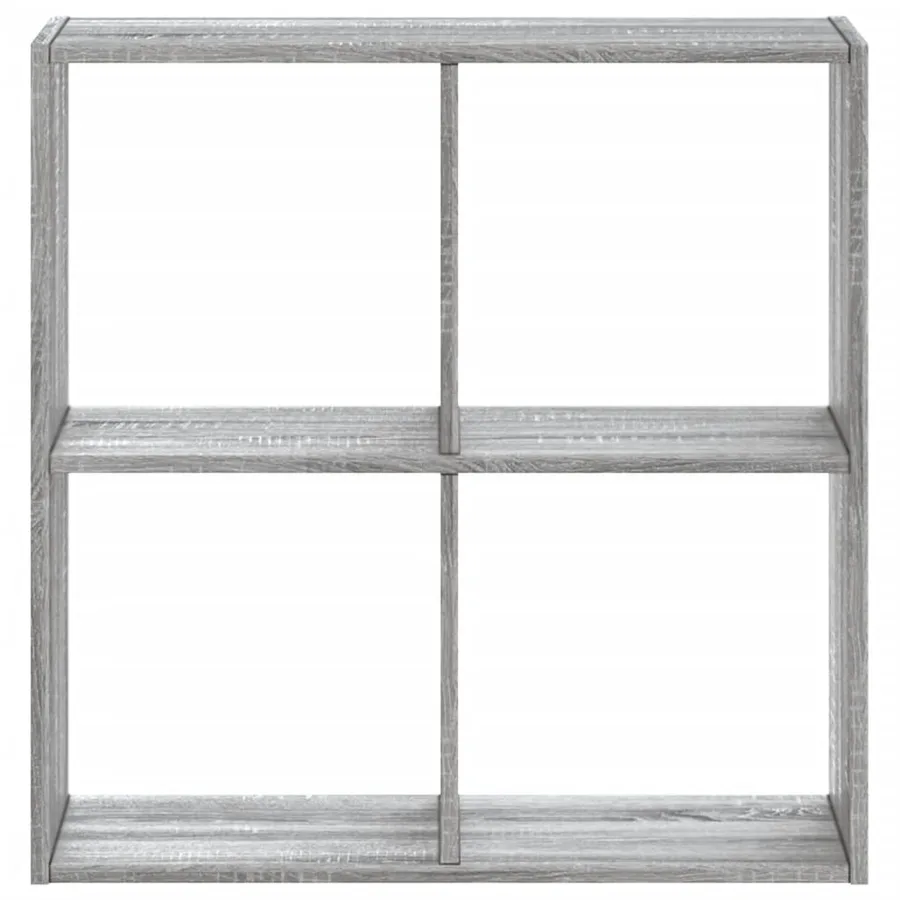 Bibliothèque sonoma gris 68,5x32x68,5 cm bois d'ingénierie - 4