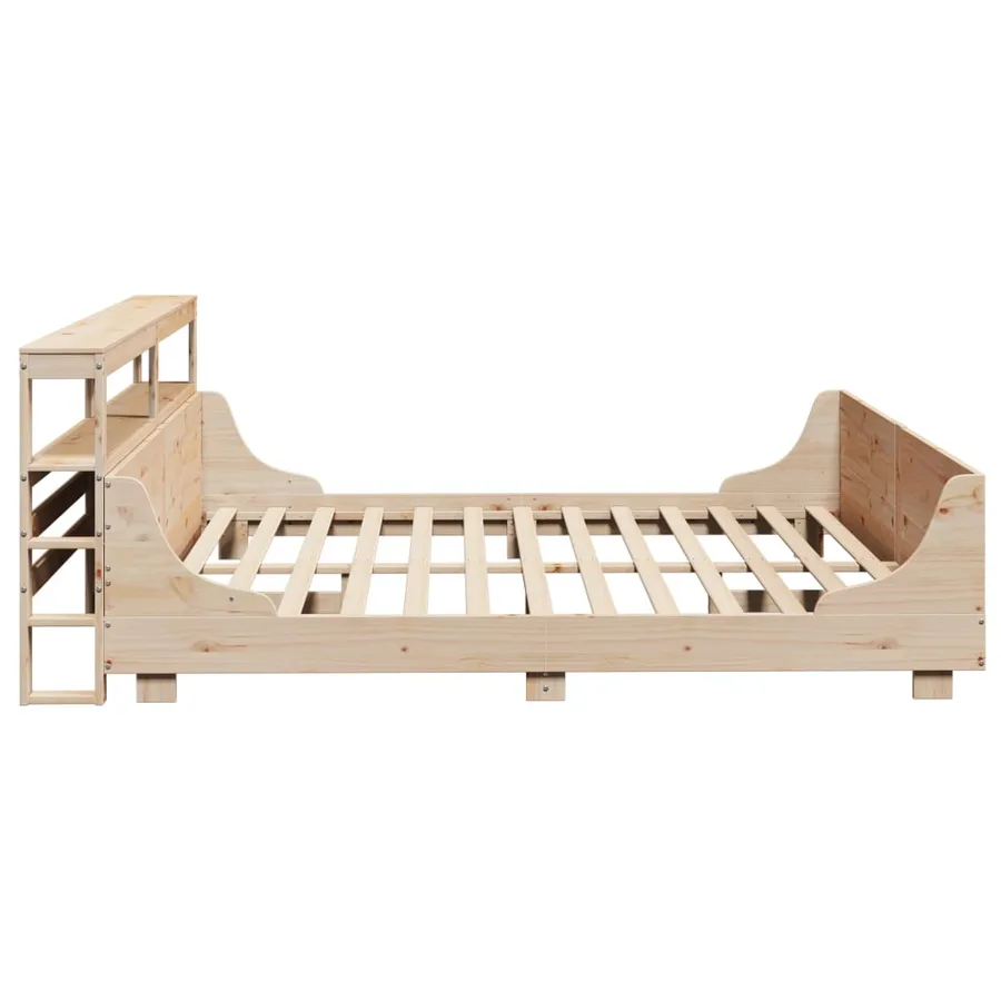 Cadre de lit sans matelas 180x200 cm bois massif de pin - 7