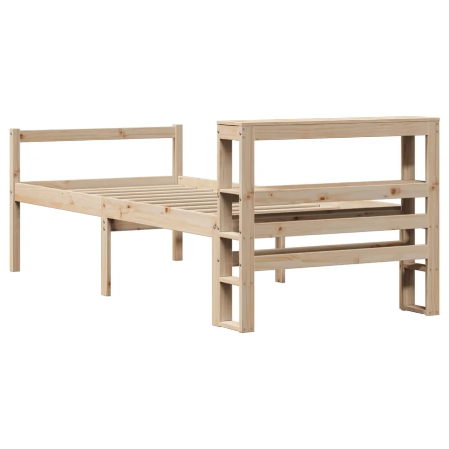 Lit pour personne âgée avec tête de lit sans matelas 90x190 cm - 6