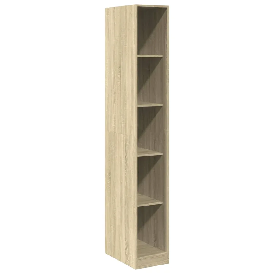 Garde-robe chêne sonoma 30x50x200 cm bois d'ingénierie - 2
