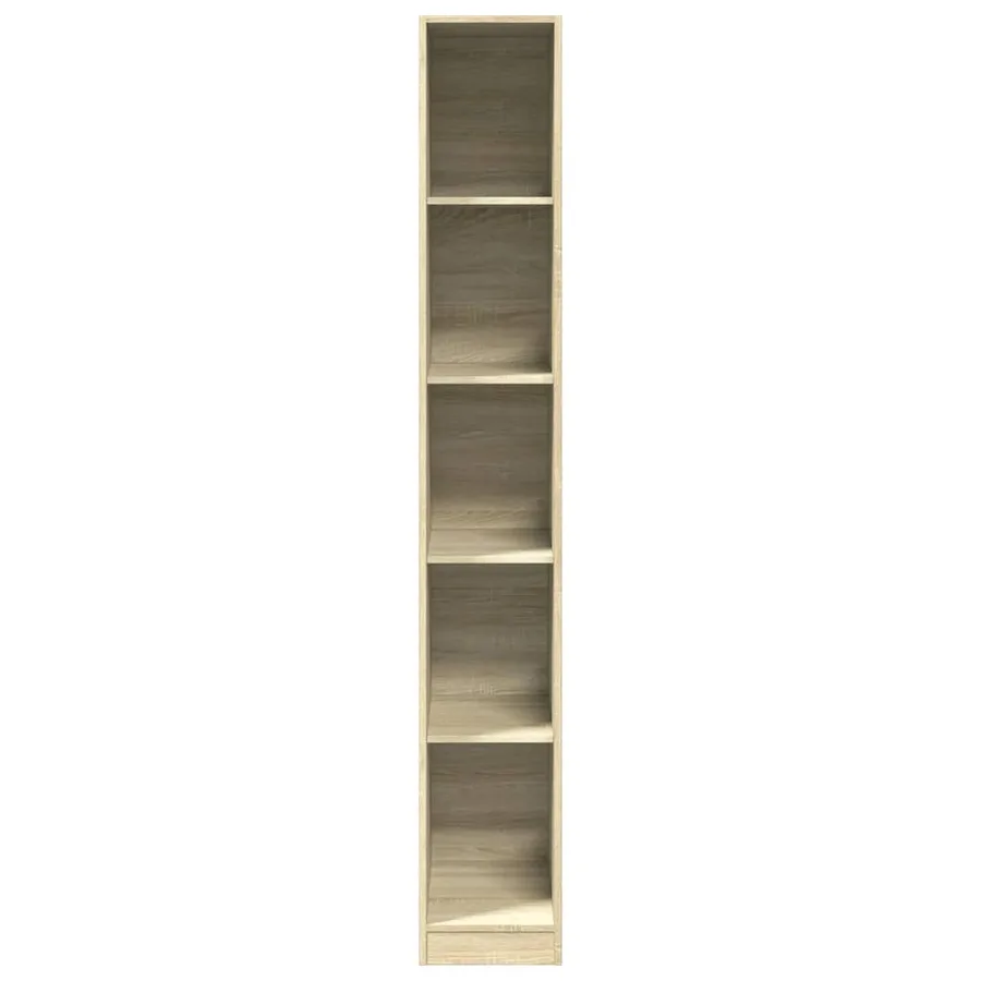 Garde-robe chêne sonoma 30x50x200 cm bois d'ingénierie - 4