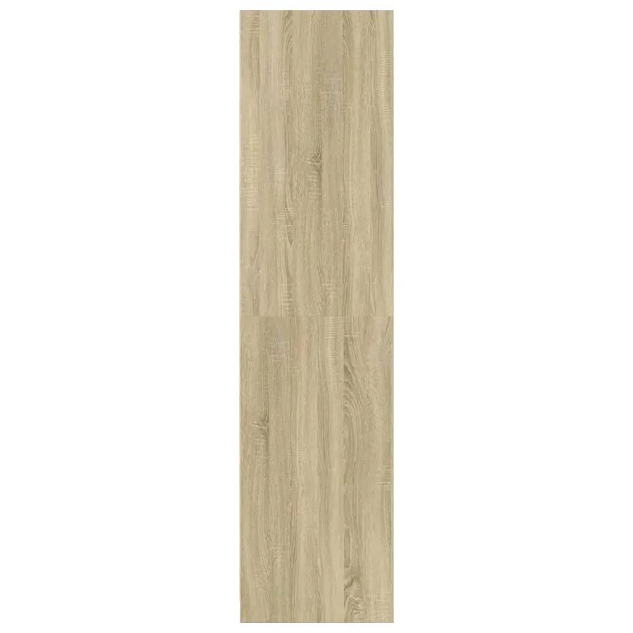 Garde-robe chêne sonoma 30x50x200 cm bois d'ingénierie - 5