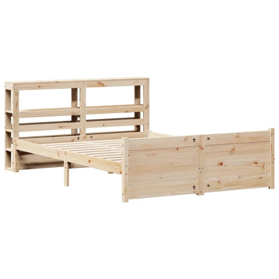 Cadre de lit avec tête de lit sans matelas 120x200 cm - 3