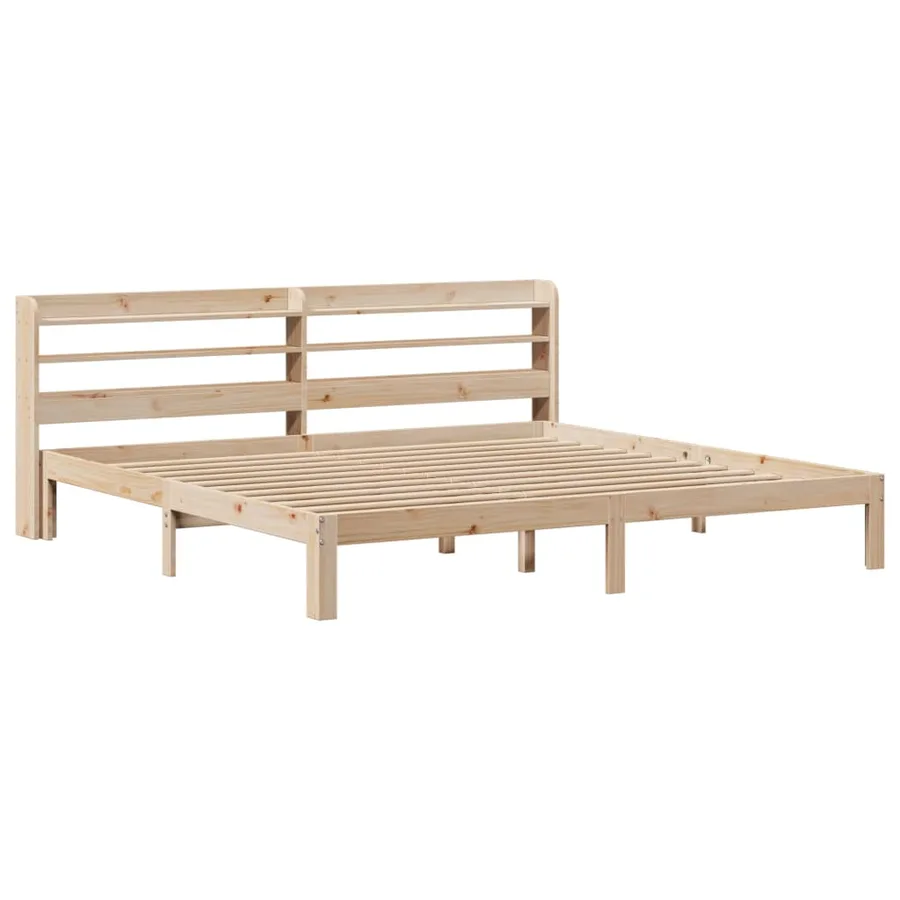 Cadre de lit avec tête de lit sans matelas 180x200 cm - 3