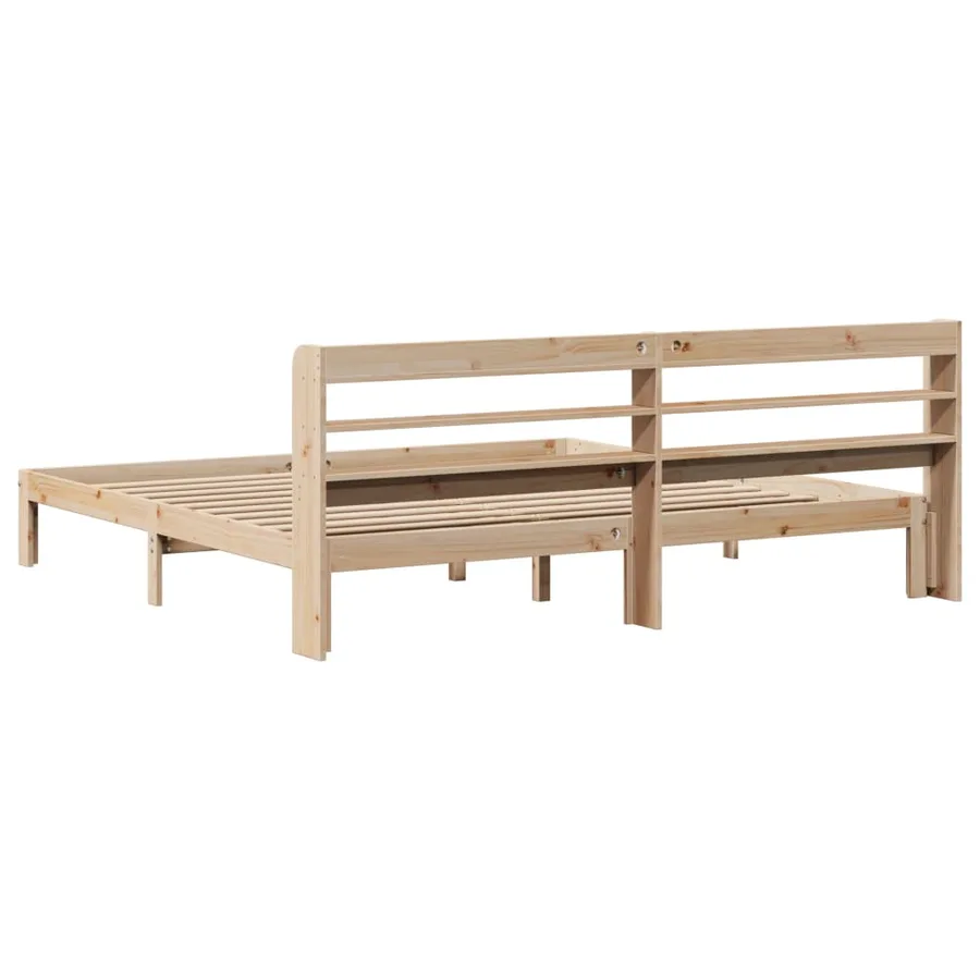 Cadre de lit avec tête de lit sans matelas 180x200 cm - 6