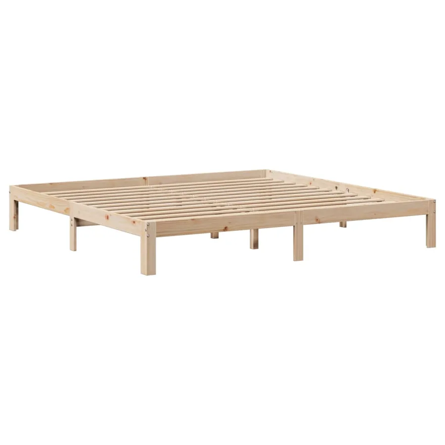 Cadre de lit avec tête de lit sans matelas 180x200 cm - 8