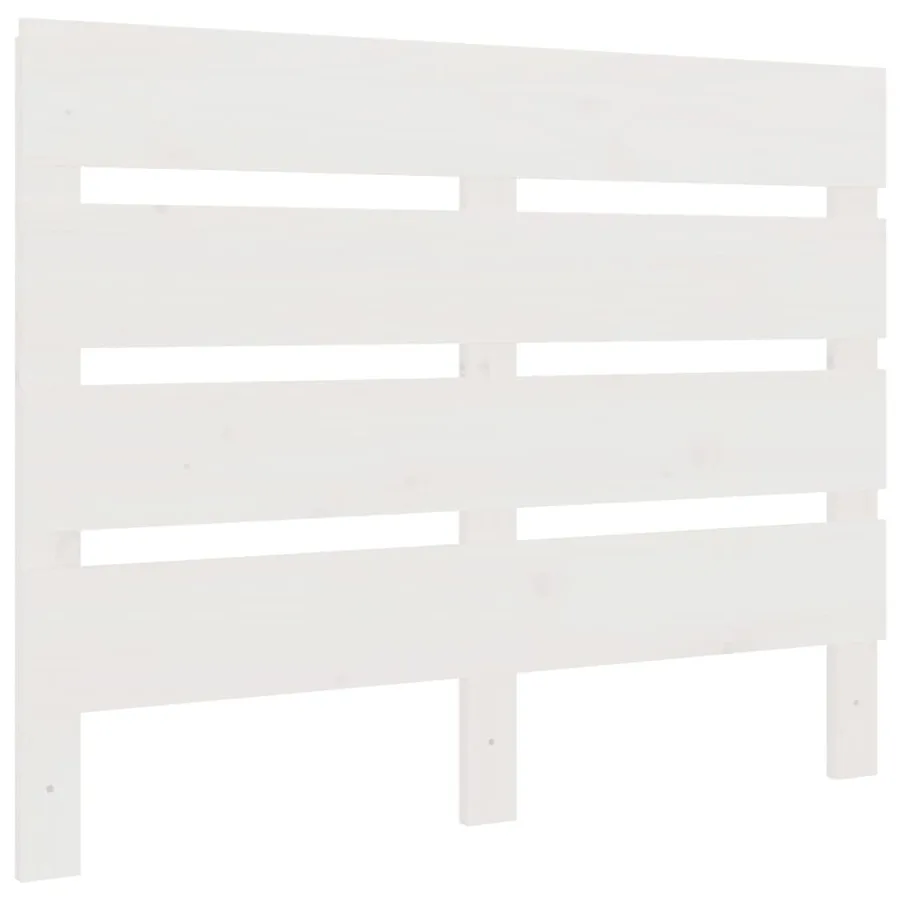 Cadre de lit sans matelas blanc 90x200 cm bois de pin massif - 9
