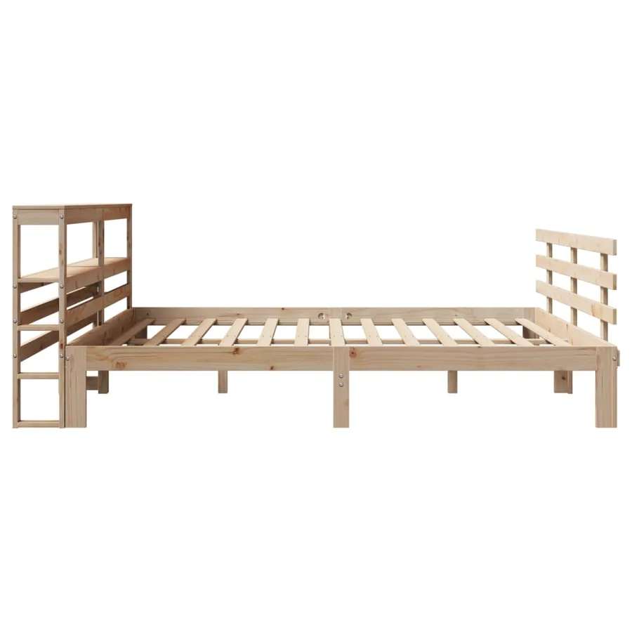 Cadre de lit avec tête de lit sans matelas 200x200 cm - 7