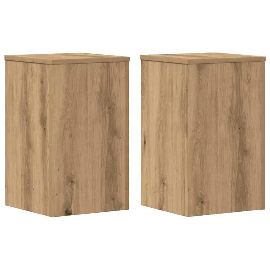 Supports pour plantes 2 pcs chêne artisanal bois ingénierie - 2