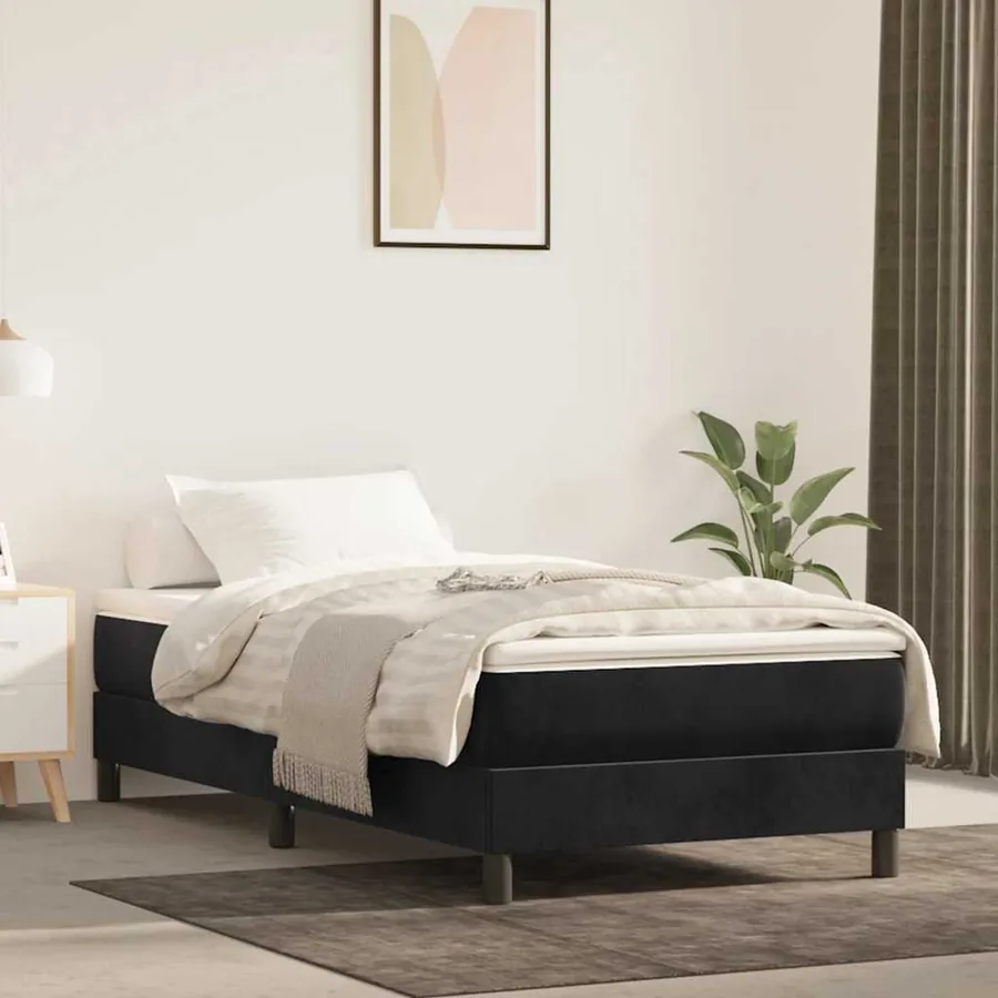 Matelas à ressorts ensachés 80 x 160 cm Noir