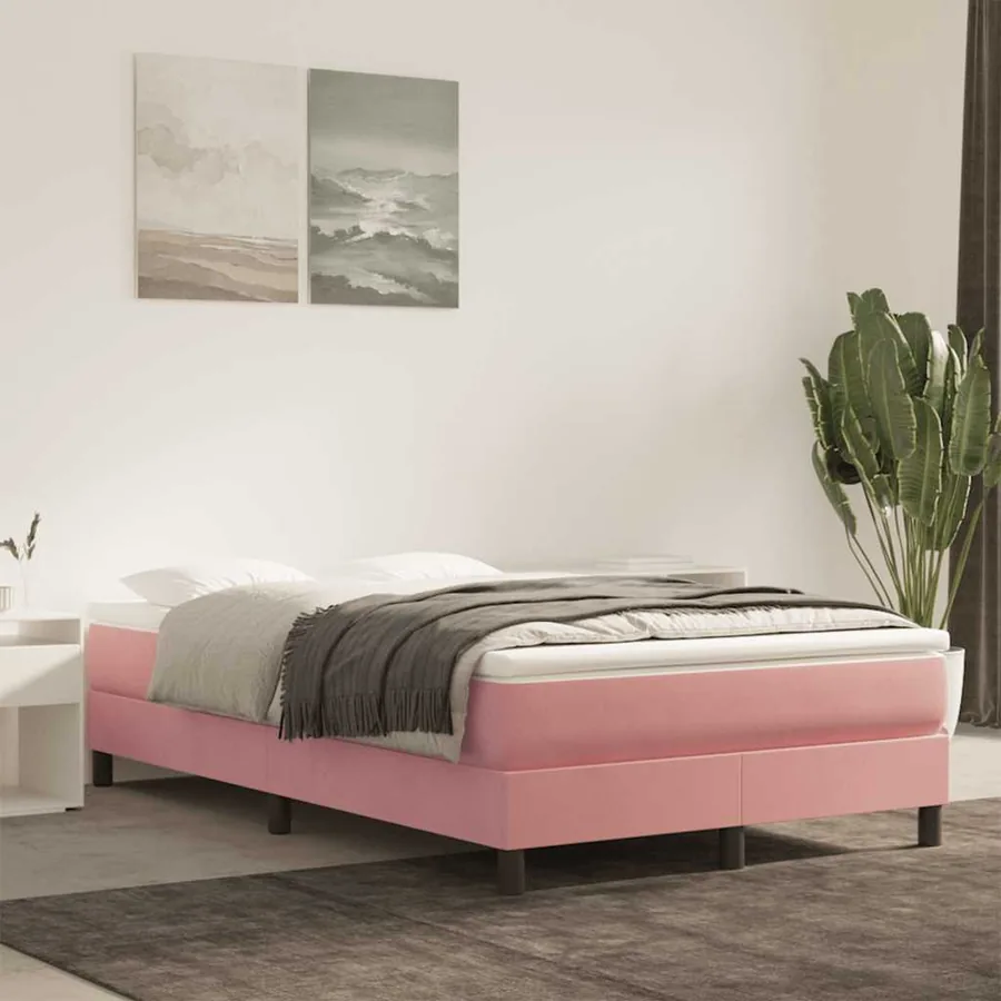 Matelas à ressorts ensachés 120 x 210 cm Rose