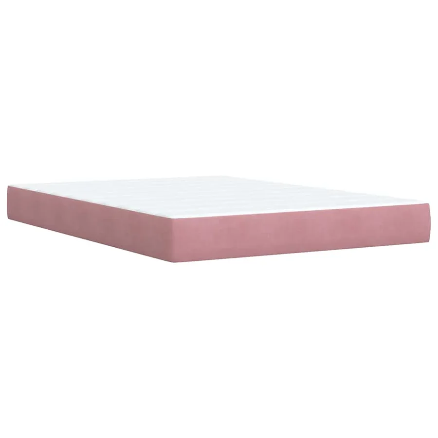 Sommier à lattes de lit avec matelas Rose 160x200 cm Velours - 10