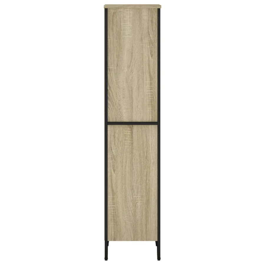 Bibliothèque chêne sonoma 50x31x137,5 cm bois d'ingénierie - 5