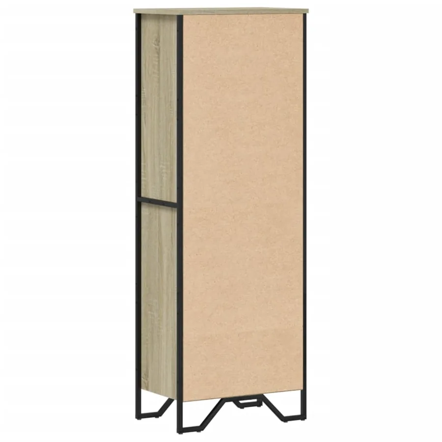 Bibliothèque chêne sonoma 50x31x137,5 cm bois d'ingénierie - 6