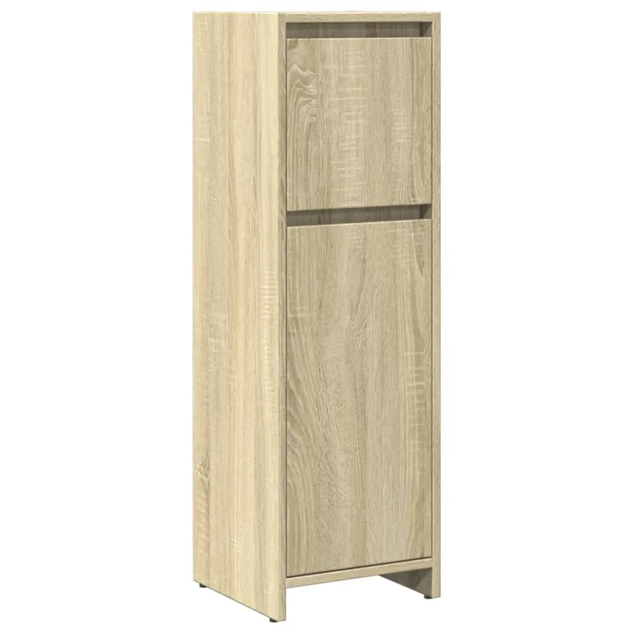Ensemble de meubles de salle de bain 3 pcs chêne sonoma - 7