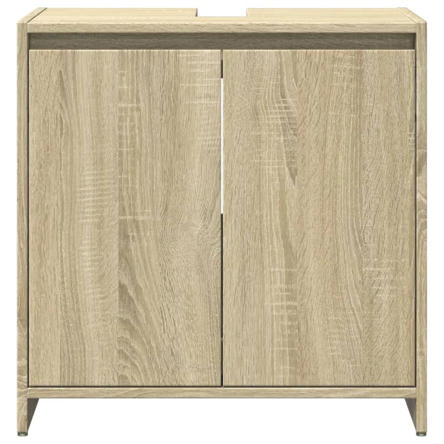 Ensemble de meubles de salle de bain 3 pcs chêne sonoma - 8