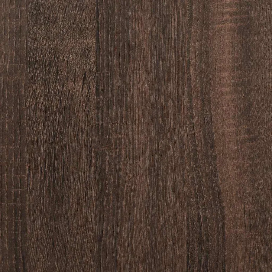 Table basse avec LED infini chêne marron 70x50x50 cm - 12