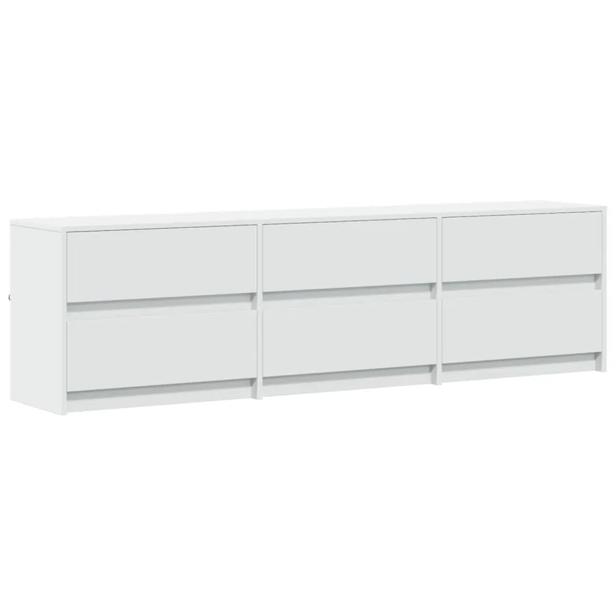Meuble TV avec LED blanc 180x34x50 cm bois d'ingénierie - 3