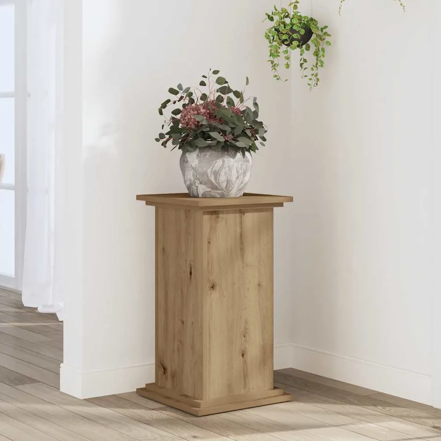 Support pour plantes 33x33x60 cm bois d'ingénierie