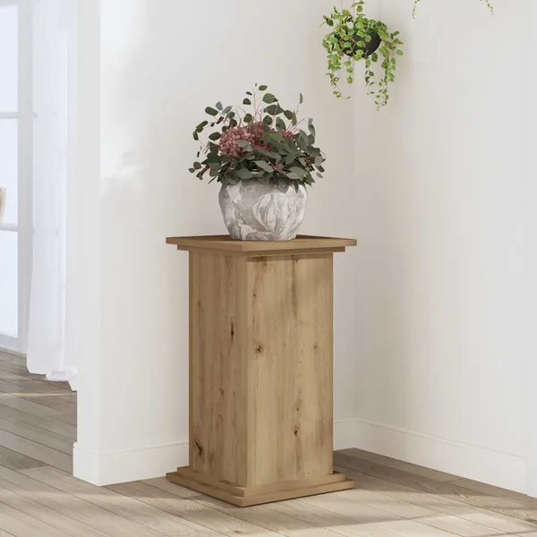 Support pour plantes 33x33x60 cm bois d'ingénierie