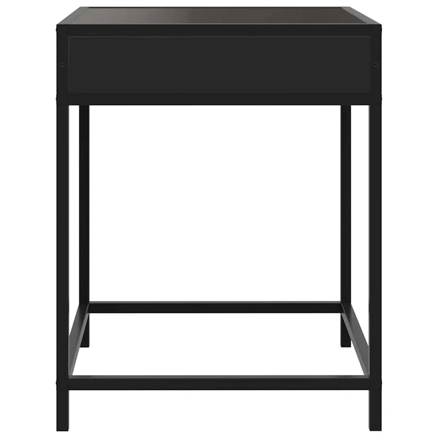 Table basse avec LED Infinity noir 40x40x51 cm - 7