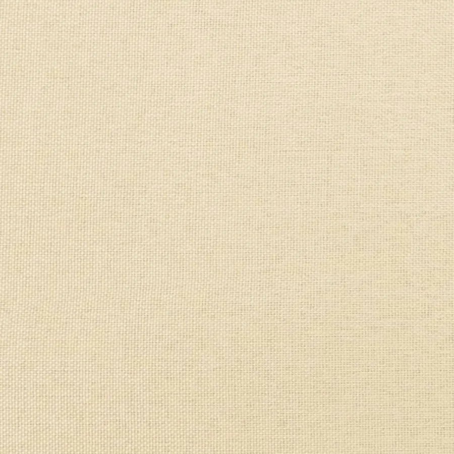 Chaise de relaxation avec repose-pied Crème Similicuir et tissu - 6