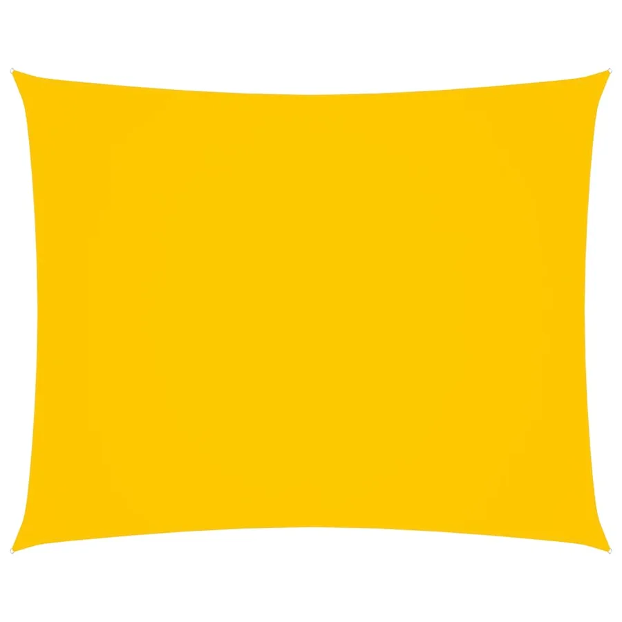 Voile de parasol tissu oxford rectangulaire 2,5x4,5 m jaune - 2