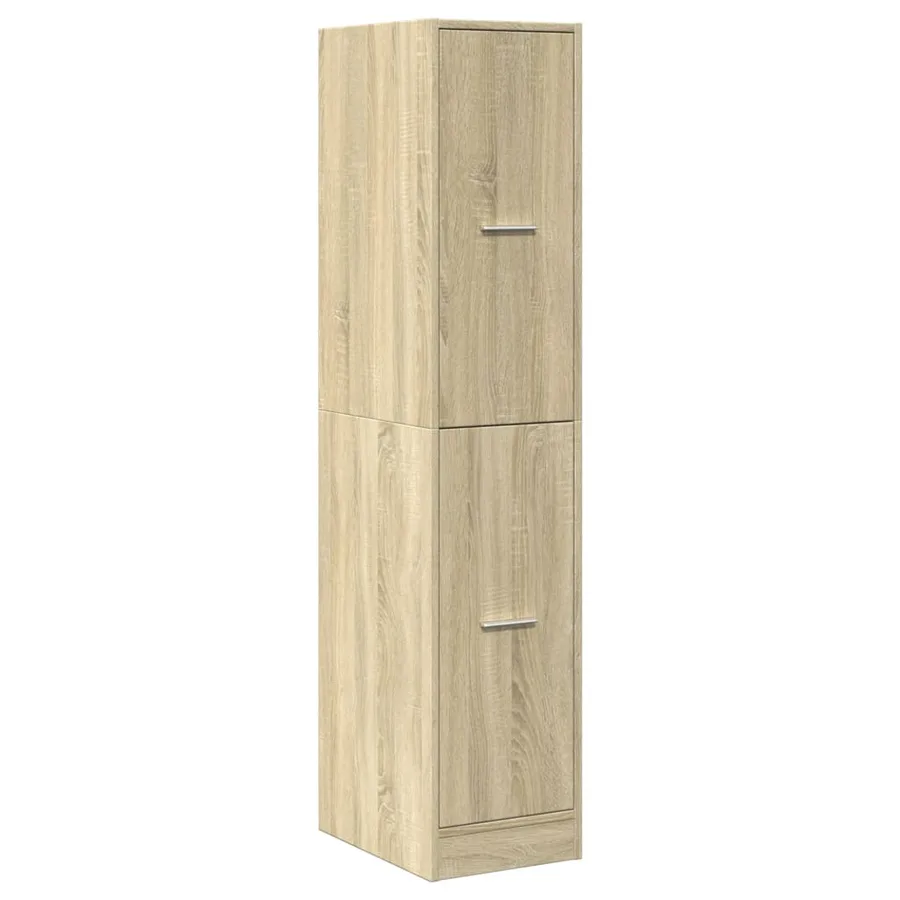 Armoire d'apothicaire Chêne Sonoma 30x41x144,5 cm Bois d'ingénierie - 4