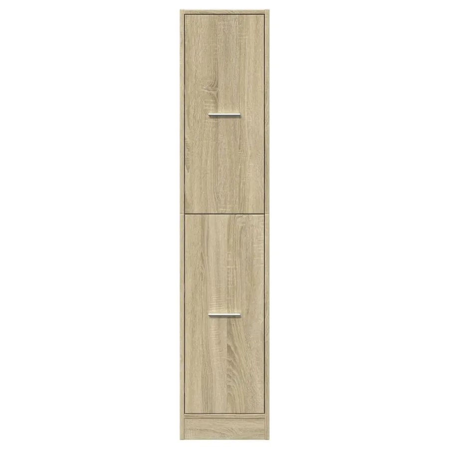 Armoire d'apothicaire Chêne Sonoma 30x41x144,5 cm Bois d'ingénierie - 5